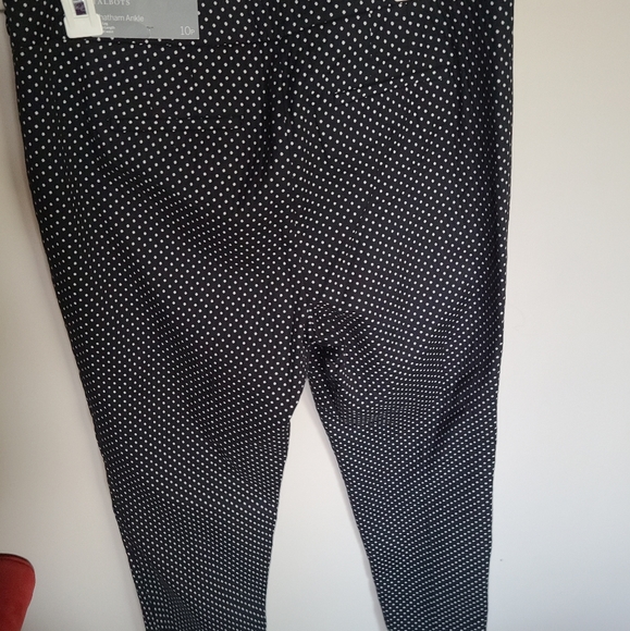 Talbot's Chatham Ankle pants black, 10P Petite NWT - Picture 3 of 3